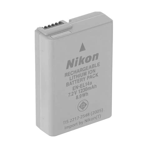 Nikon EN-EL14a Rechargeable Lithium-Ion Battery