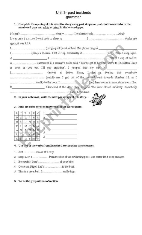 Past Simple Continuous Esl Worksheet By Angel Cis20