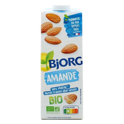 Lait D Amande Bio Bjorg 1L Mounet Lebled Epicerie En Tunisie