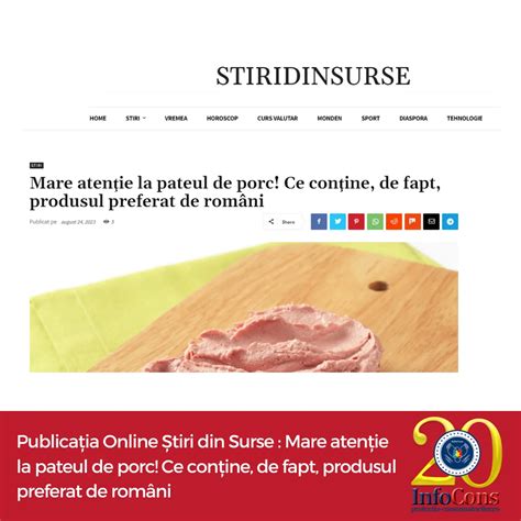 Publicația Online Știri din Surse Mare atenţie la pateul de porc Ce