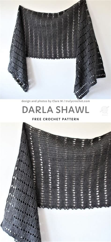 Beautiful And Lacy Crochet Shawls For Beginners Crochet Triangle Scarf Crochet Shawl Sweater