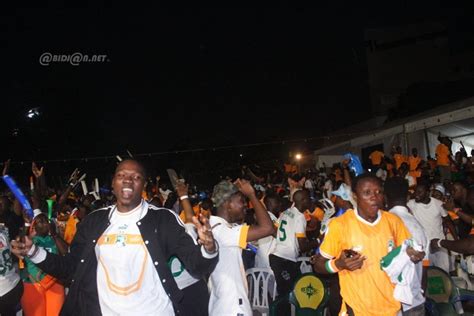 CAN 2023 joie des supporters après la victoire des éléphants de Côte d