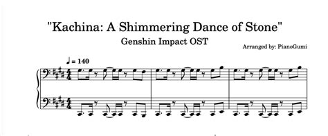 Genshin Impact Demo Kachina A Shimmering Dance Of Stone EASY