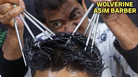 Full Body Oil Massage Wolverine Asim Barber Neck Cracking Hair