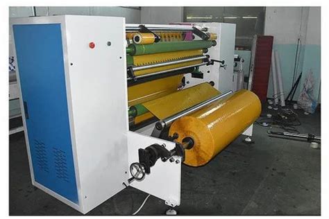 6 Hp Mild Steel Slitting Rewinder Machine Production Capacity 200 M