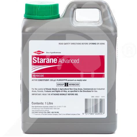 Starane Advance 1 Litre Dow AgroSciences Herbicide Nexles Australia