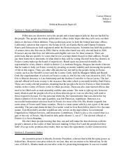 Polisci Essay 2 Docx Carson Hinton Polisci 2 Wallace Political