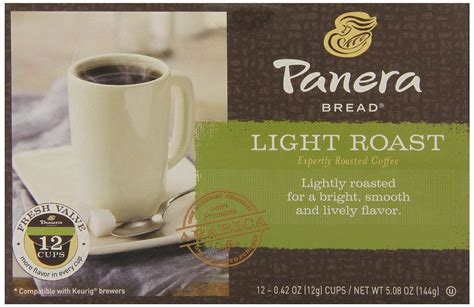 Panera Bread K Cup Single Serve Coffee 12 Count 508oz Box Light Roast