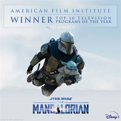 Congratulations To The Mandalorian For Being Named One Of The Top 10