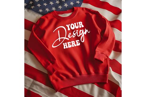 Gildan Th Of July Red Mockup Graphic By Bestmockupstore