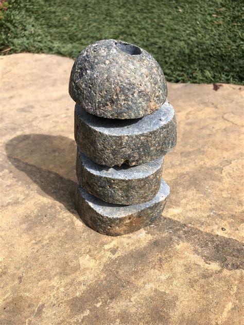 Drilled Rock For Garden Water Fountain Garden Fountain Rock Etsy