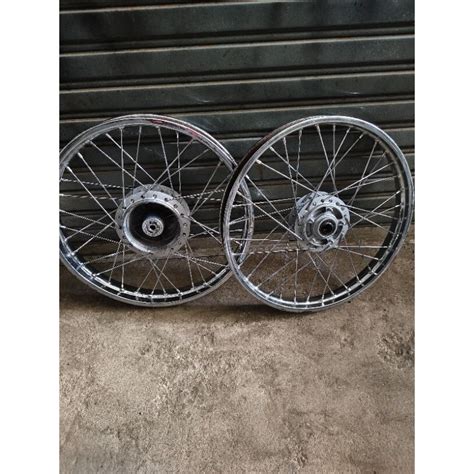 Jual Velg Jari Jari Depan Belakang Honda Supra Lama Cakram Set Shopee