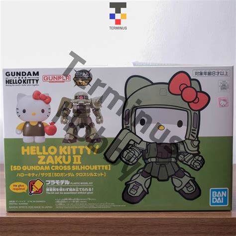 Sd Gundam Cross Silhouette Hello Kitty Zaku Ii Green Shopee Philippines