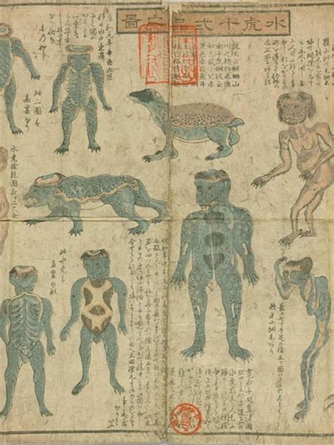 12 Types Of Kappa Yokai Japanese Folklore Kappa Japanese Japanese Monster