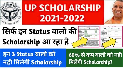 Up Scholarship Kab Tak Aayega 2021 22 Up Scholarship Status 2021 22 Up