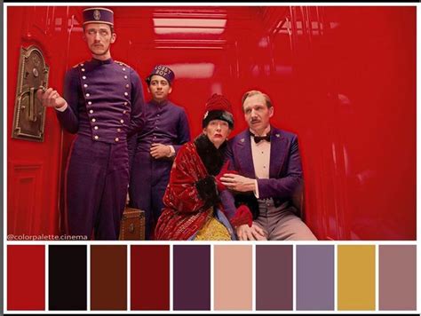 "The Grand Budapest Hotel" (2014) on 04-13-2017 by @colorpalette.cinema ...