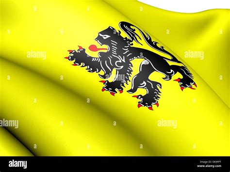 Flag of Flanders. Close up Stock Photo - Alamy