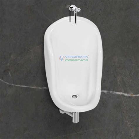 Belmonte Large Gents Urinal Pot White Glossy Wall Mount