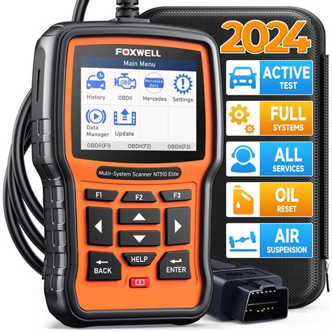 Buy FOXWELL NT510 Elite Fit For Mercedes Benz OBD2 Diagnostic Scanner