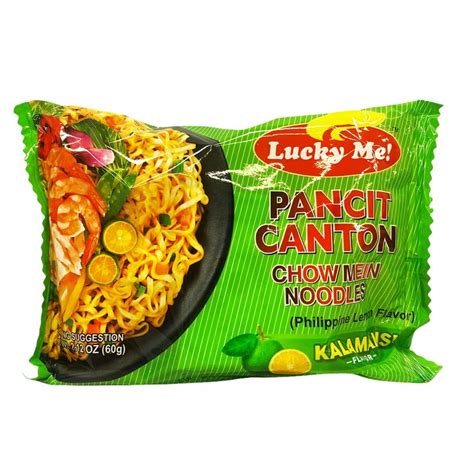 Lucky Me Pancit Canton Kalamansi Flavor 2 12oz Just Asian Food