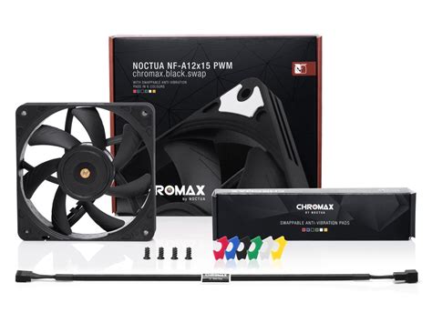 Noctua Nf A X Pwm Chromax Black Swap Premium Quiet Slim Fan Pin