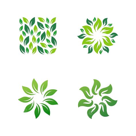 Green Tree Leaf Ecology Nature Element Decoration Background Isolated Vector Decoration