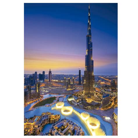 Puzzle Burj Khalifa Educa 1000 Piezas Rompecabeza Paisaje — Atrix
