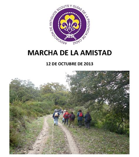 Asociación de Antiguos Scouts y Guías de la provincia de Cádiz Marcha