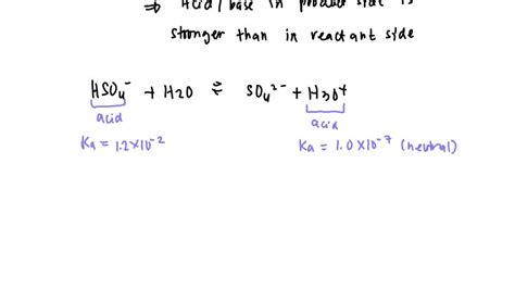 Solved Which Of The Acid Base Reactions Below Would Be Reactant