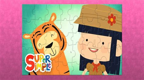 Walking In The Jungle Super Simple Songs Puzzle Youtube