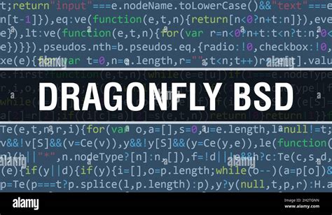 DragonFly BSD concept with Random Parts of Program Code.DragonFly BSD ...