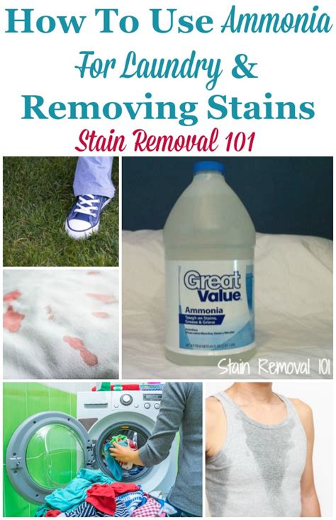 How To Use Ammonia For Laundry & Removing Stains