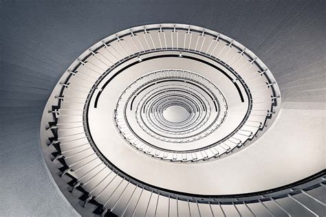 Spiral Staircase Architecture Stairs Handrail Hd Wallpaper