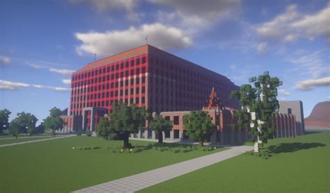 Eötvös Loránd University - Lágymányosi Campus Minecraft Map