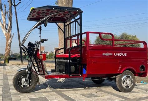 Unique Red Battery Operated E Rickshaw Loader At Rs E Rickshaw