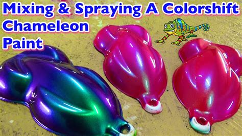 How To Mix And Spray A Colorshift Chameleon Pearl Paint Job Flip Flop