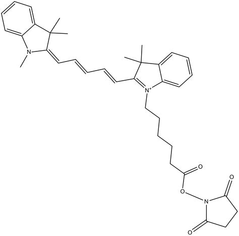 Cy5 NHS Ester Non Sulfonated Dye For Amino Groups Labeling GlpBio