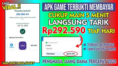 No Hoax Dibayar Rb Tanpa Undang Teman Apk Game Penghasil Uang