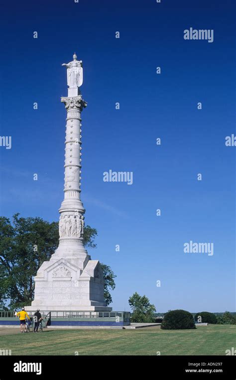 The Victory Monument in Yorktown Virginia Stock Photo - Alamy