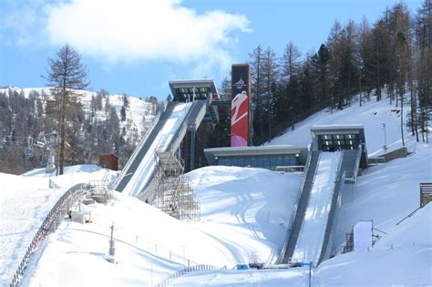 Trampolini Salto Sci Torino Pragelato To Olympics Fun Slide