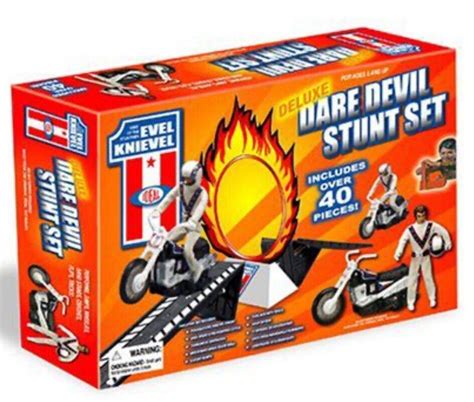 Evil Knievel Dare Devil Stunt Set New Sealed In Box Ebay