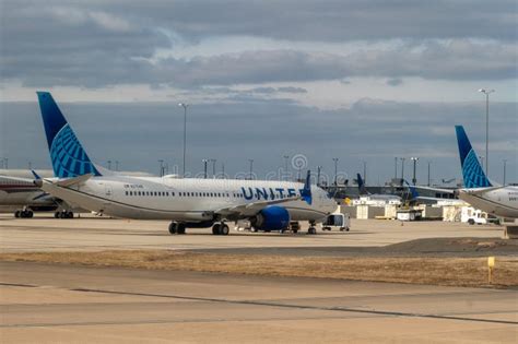 United Airlines Boeing 737 Max 9 Jet N77558 Grounded At Washington DC S