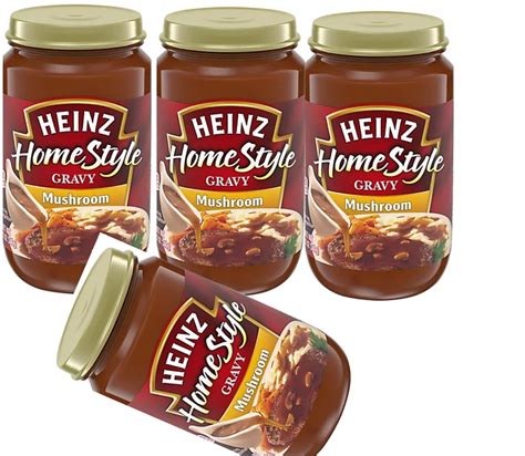 Heinz Homestyle Muchroom Gravy Value Size 4 Ct Pack 12 Oz Jars