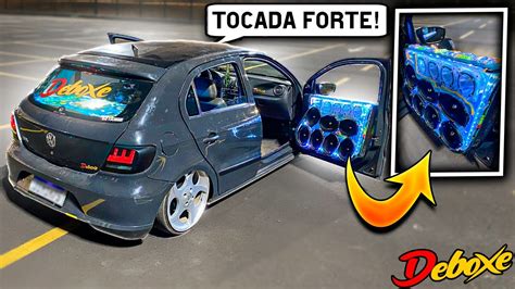 Gol Montado Na Deboxe Rodas E Cor Exclusiva Lotado De Som