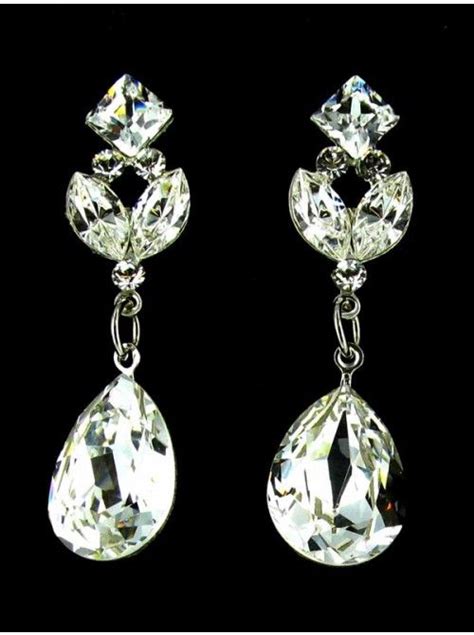 Jim Ball Ce Swarovski Earrings Diamond Earrings Pearl Earrings