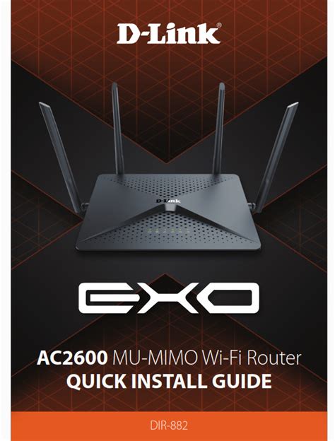 Exo D Link Ac Mu Mimo Wi Fi Router Manual Itsmanual