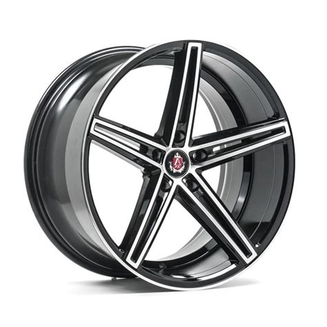 Axe Ex Black Polished Face Alloy Wheels Alloy Wheels Ni Alloy