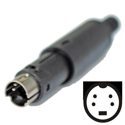 Mini DIN Stecker 4 polig Lötversion auf Lager kaufen PC MediaStore