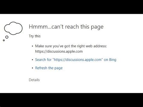 Fix Hmm We Can T Reach This Page Error In Microsoft Edge YouTube