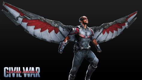 Avengers Falcon Costume With Wings